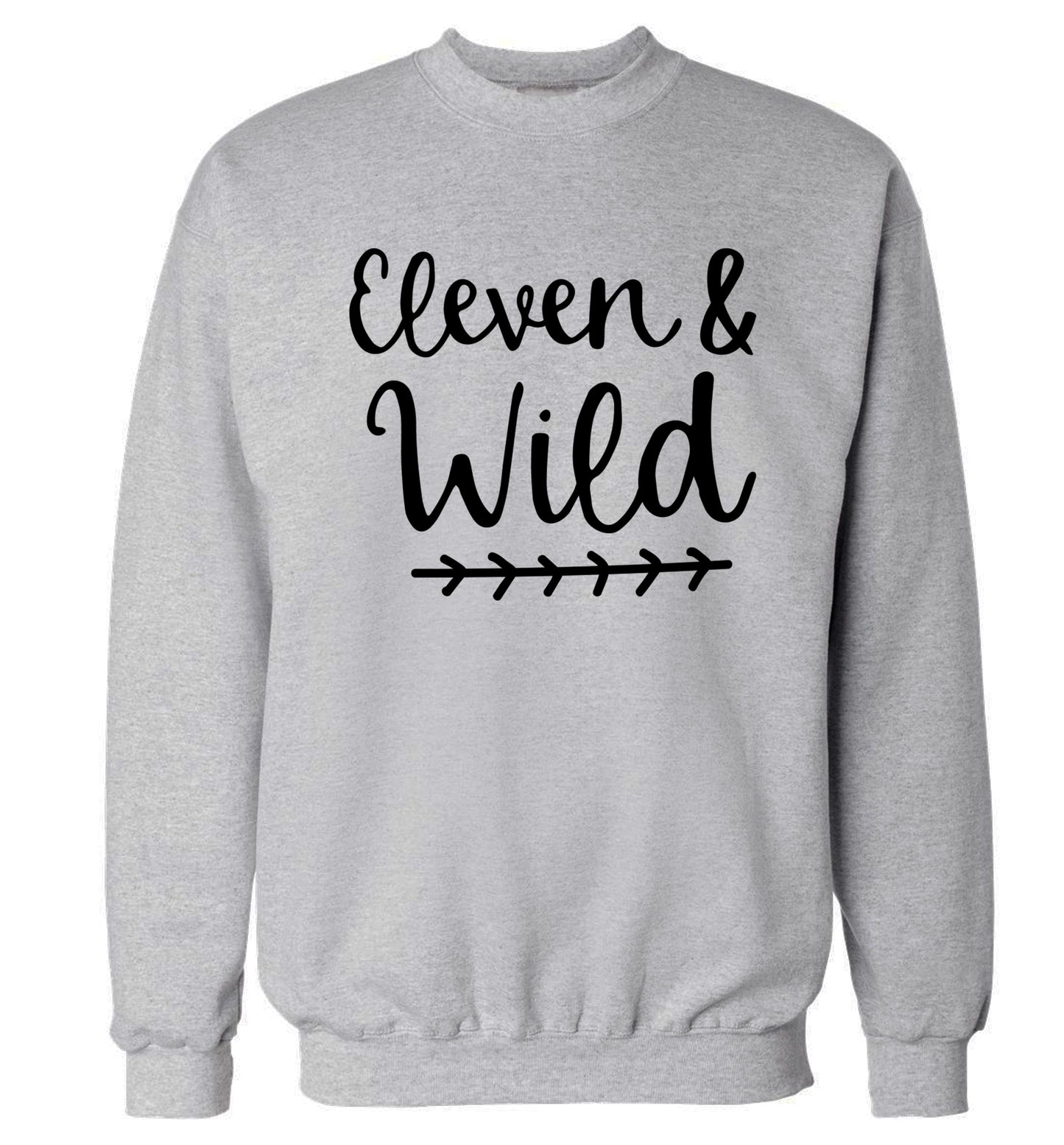 Eleven and wild Adult's unisex grey Sweater 2XL