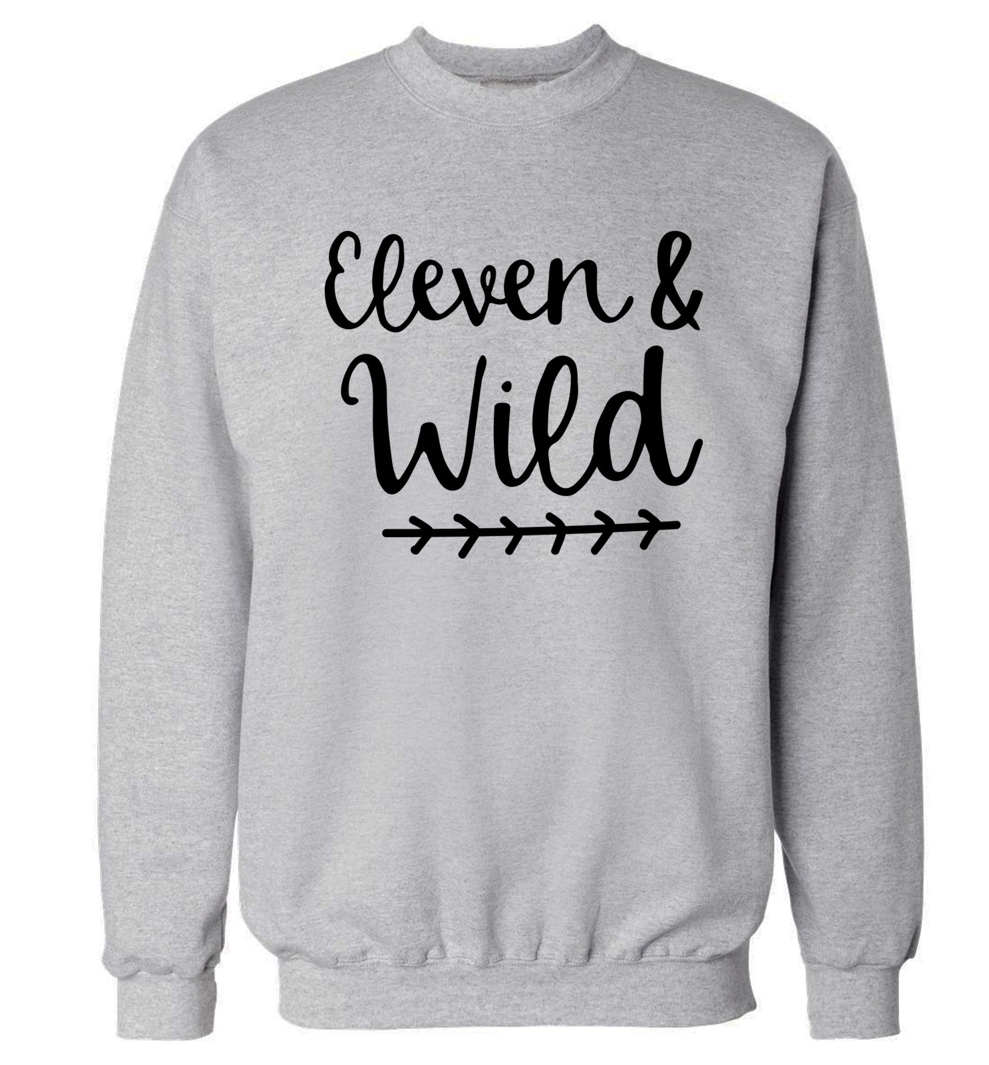 Eleven and wild Adult's unisex grey Sweater 2XL
