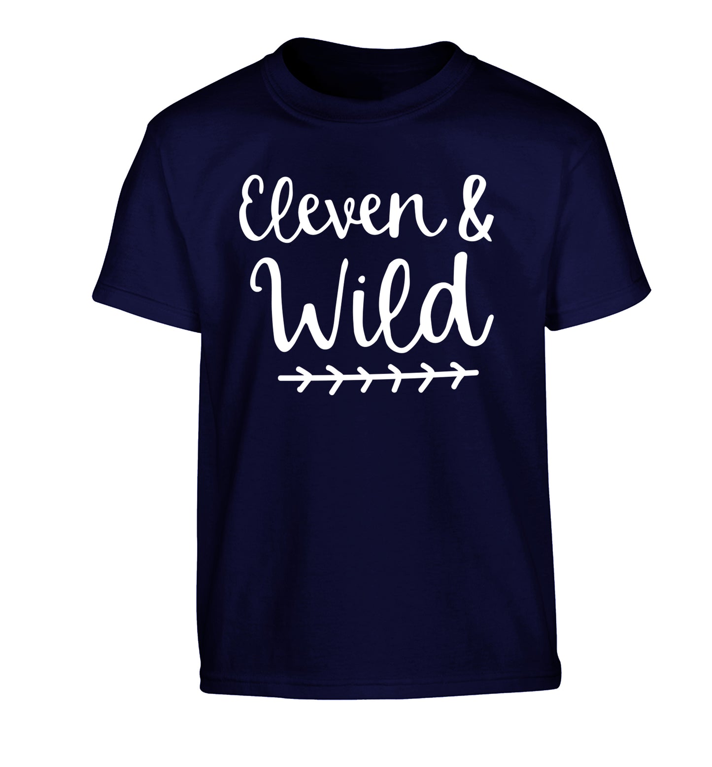 Eleven and wild Children's navy Tshirt 12-13 Years