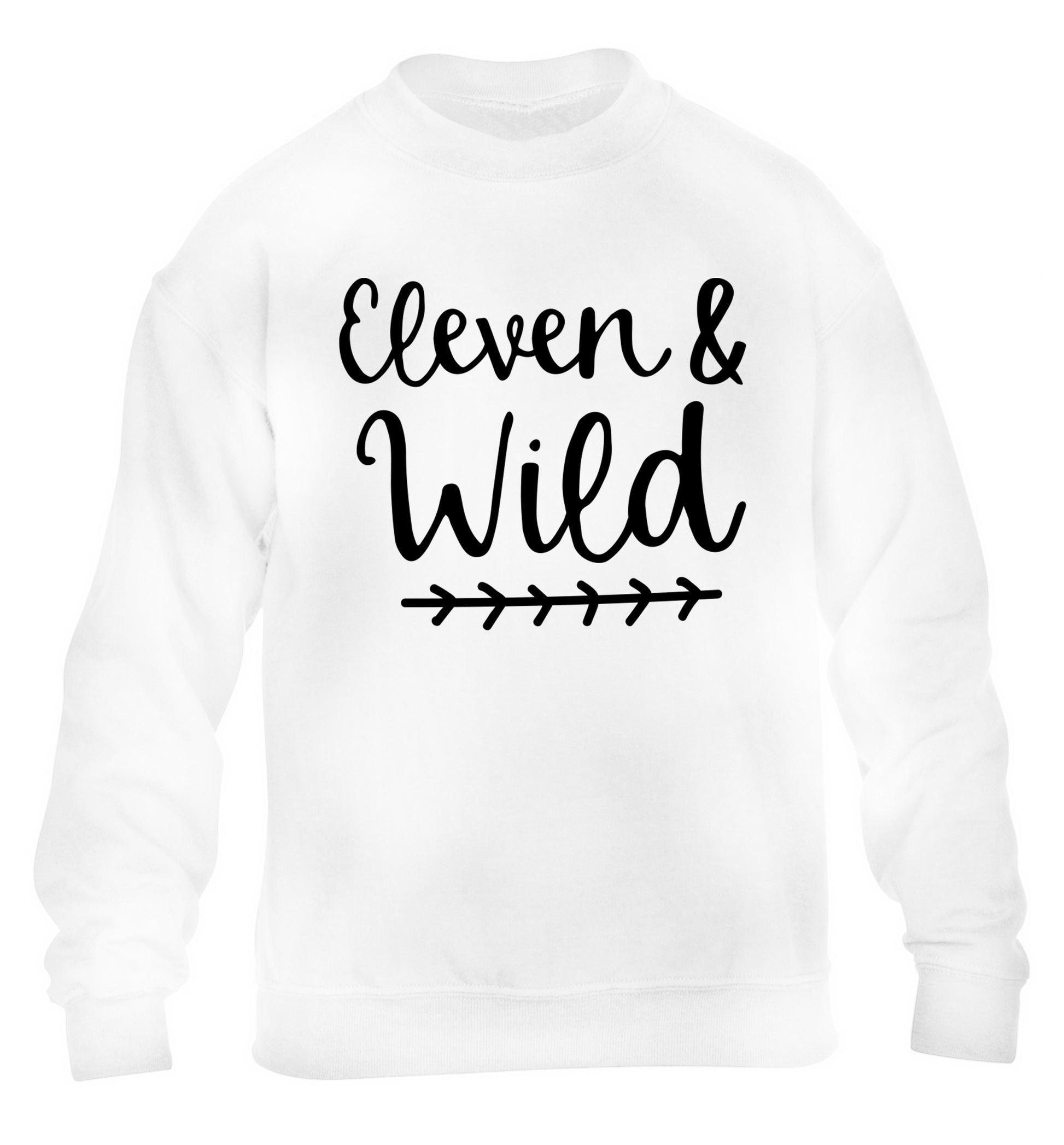 Eleven and wild children's white sweater 12-13 Years