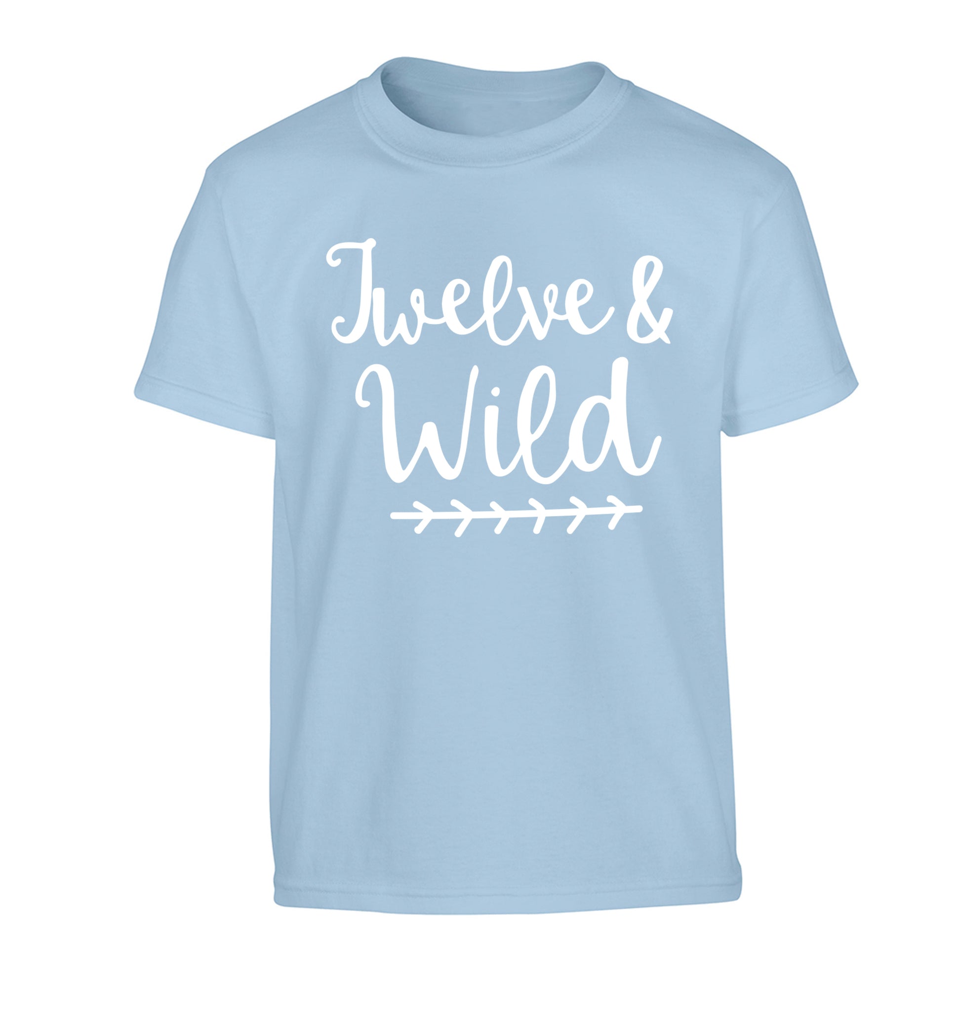 Twelve and wild Children's light blue Tshirt 12-13 Years
