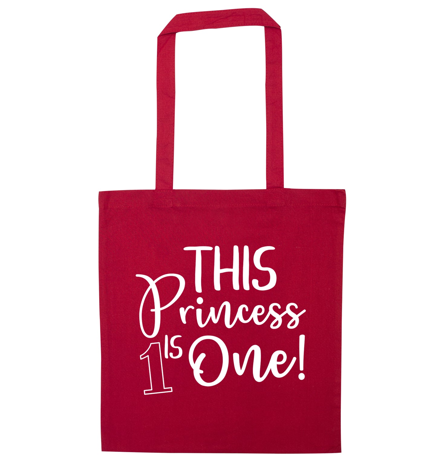 This princess is one red tote bag