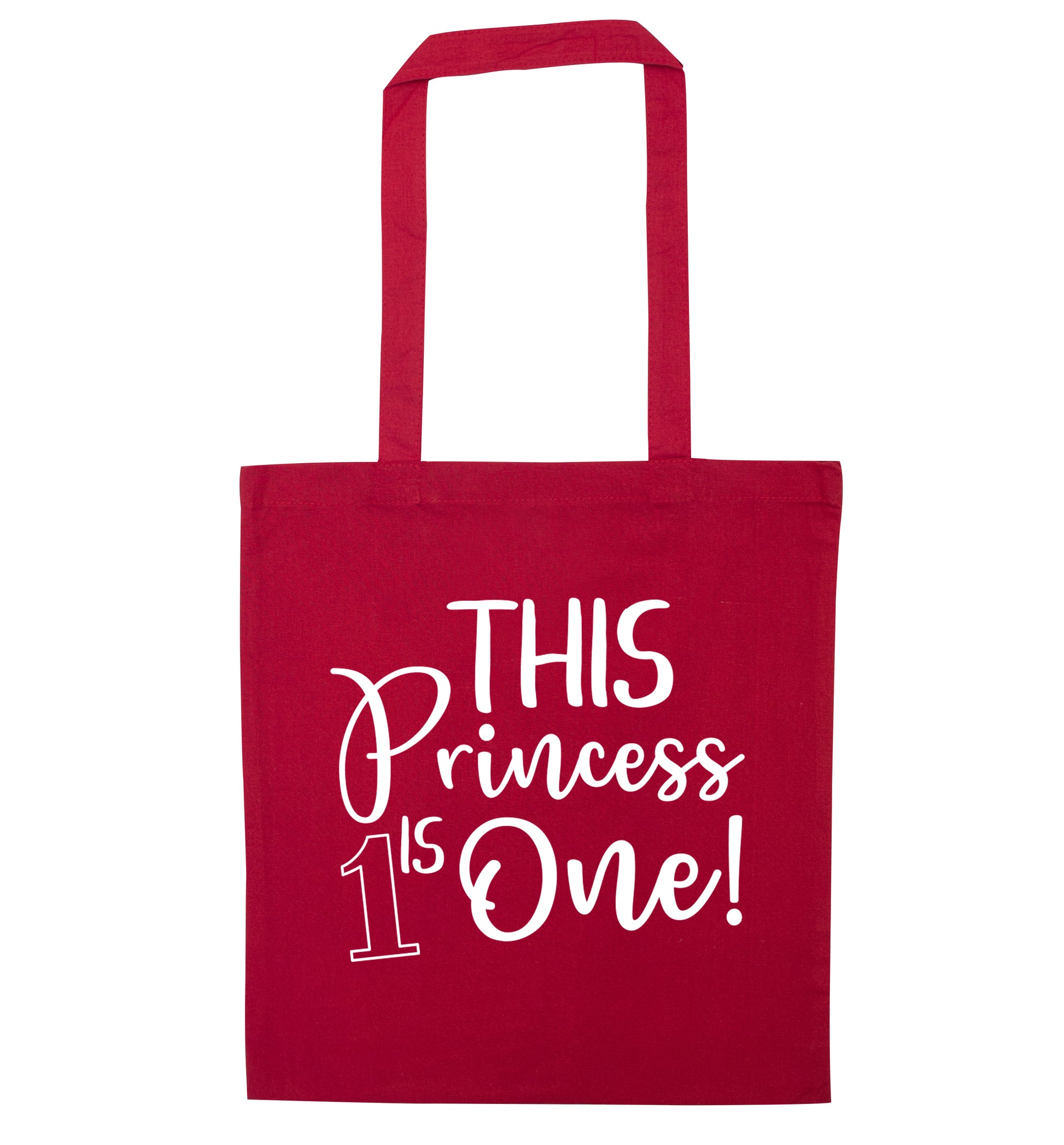 This princess is one red tote bag