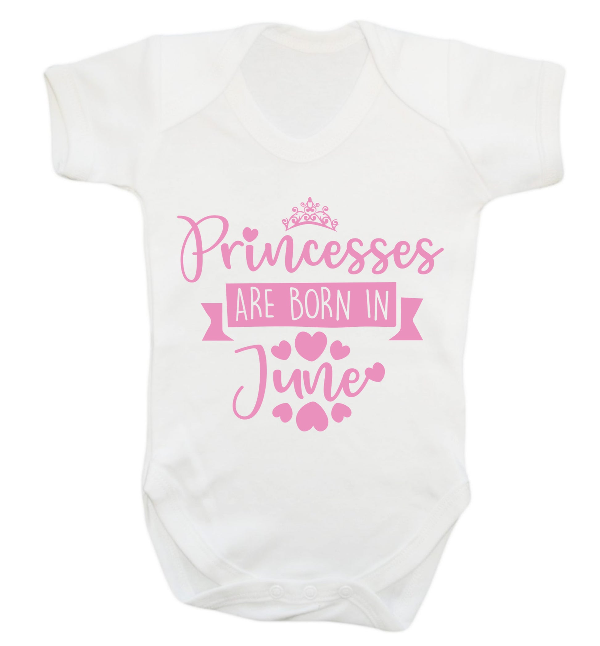 Princesses are born in June Baby Vest white 18-24 months