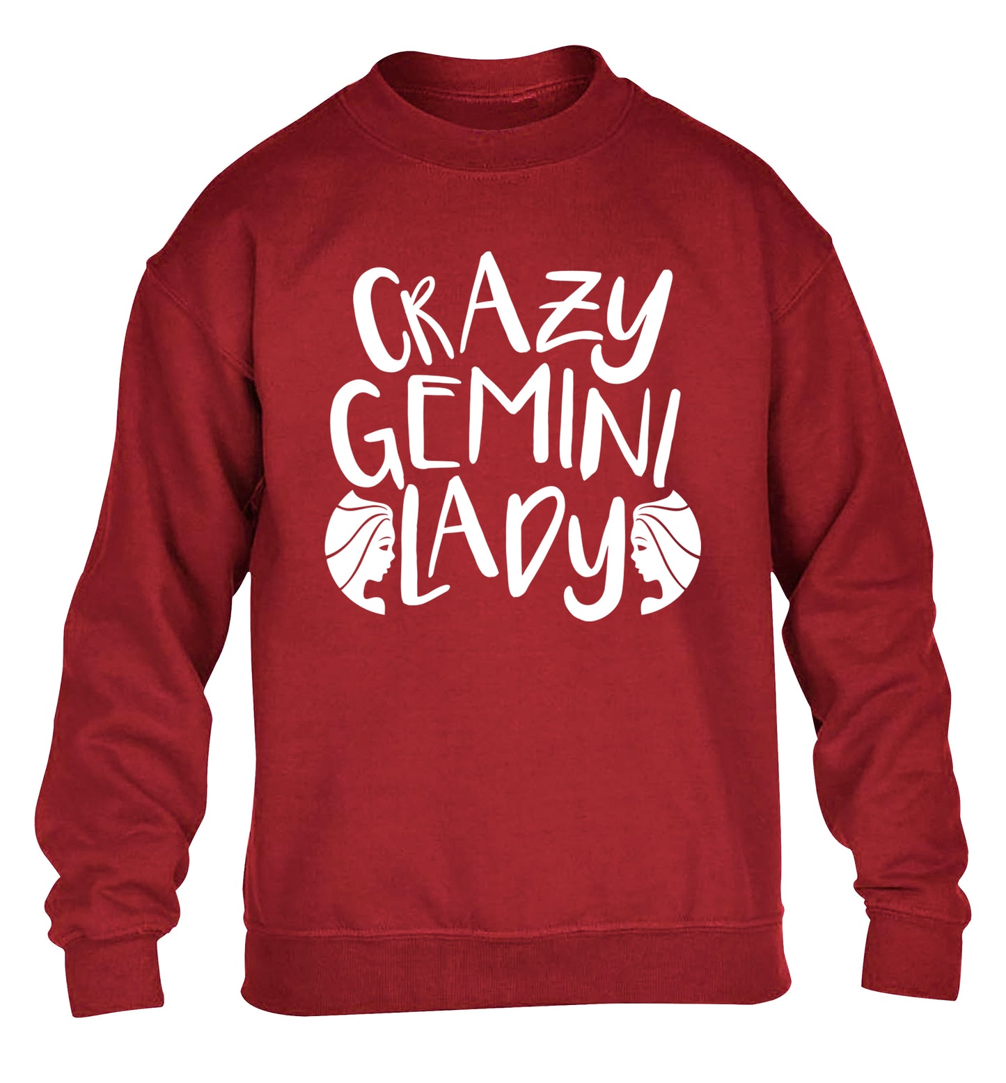 Crazy Gemini lady children's grey sweater 12-13 Years