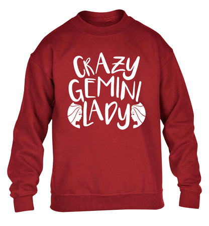 Crazy Gemini lady children's grey sweater 12-13 Years