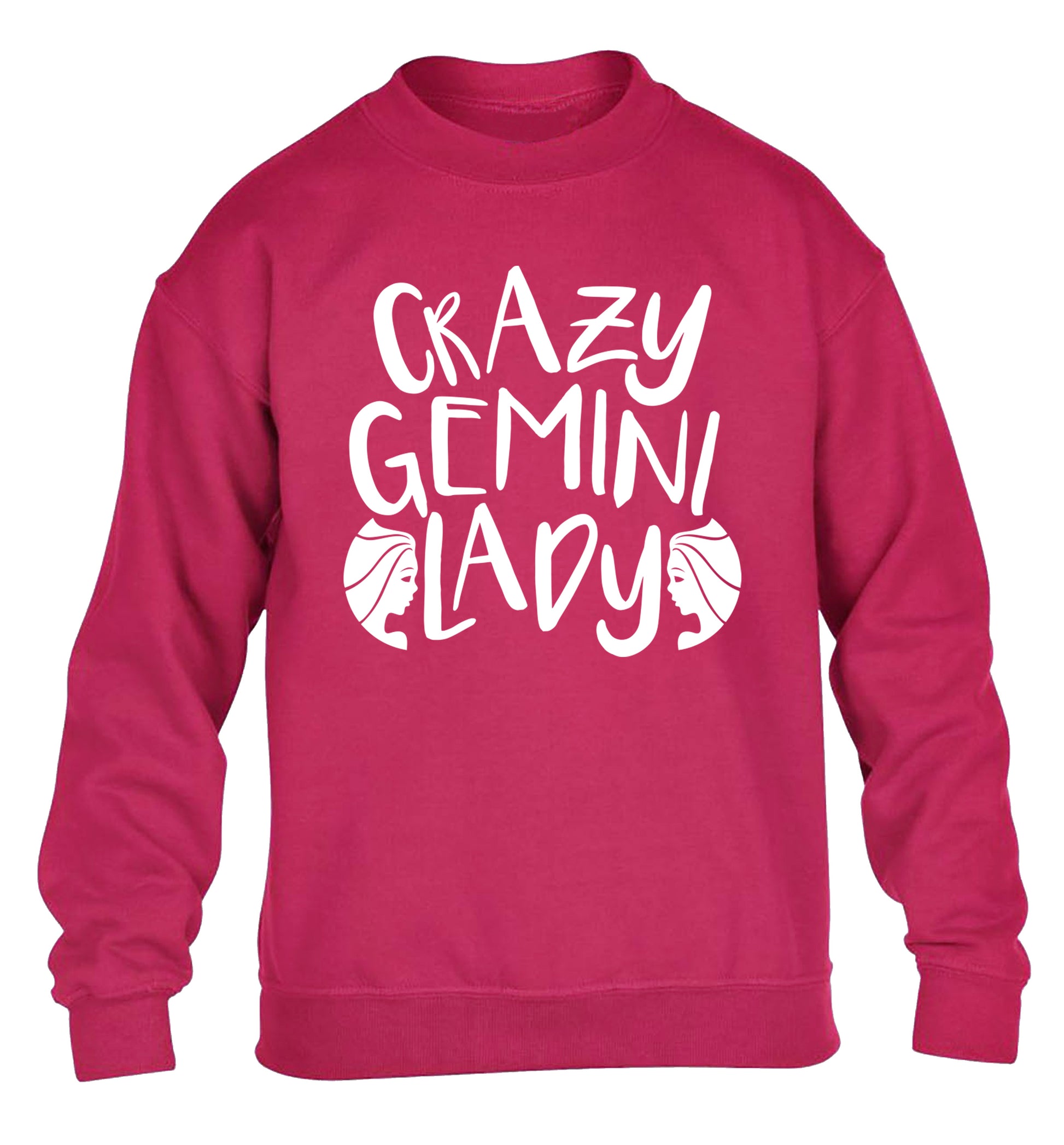 Crazy Gemini lady children's pink sweater 12-13 Years