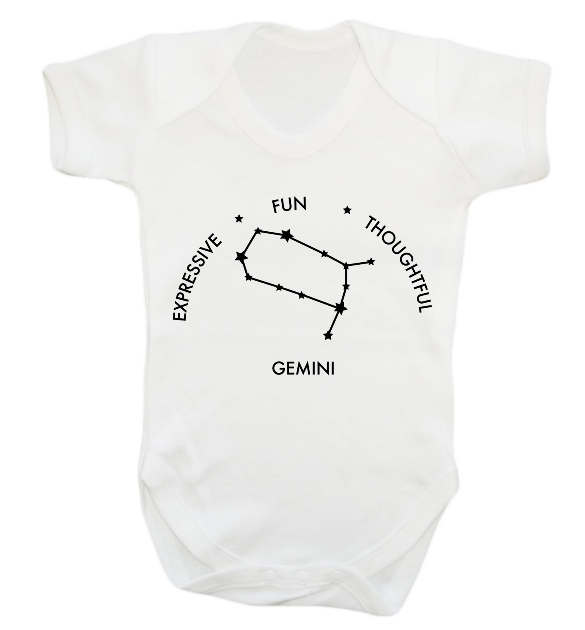 Gemini: Expressive, fun, thoughtful Baby Vest white 18-24 months
