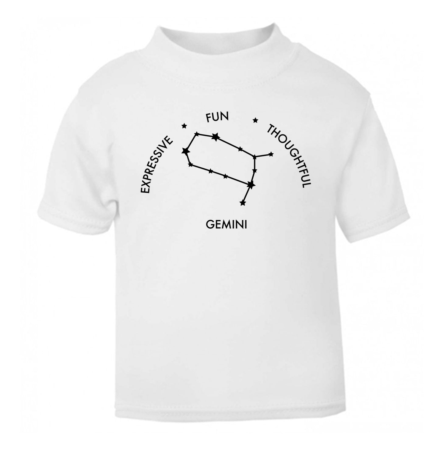 Gemini: Expressive, fun, thoughtful white Baby Toddler Tshirt 2 Years