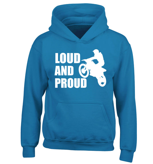 Loud and proud children's blue hoodie 12-13 Years
