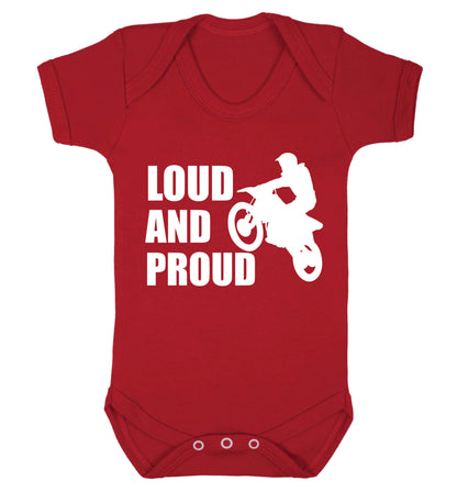 Loud and proud Baby Vest red 18-24 months