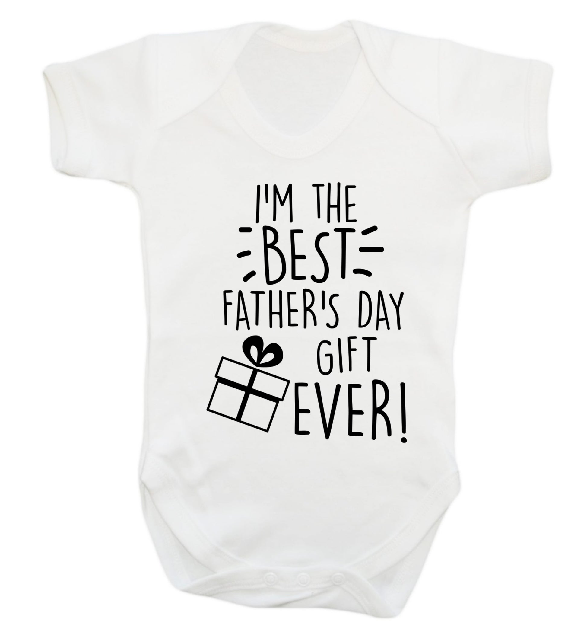 I'm the BEST father's day gift ever! Baby Vest white 18-24 months