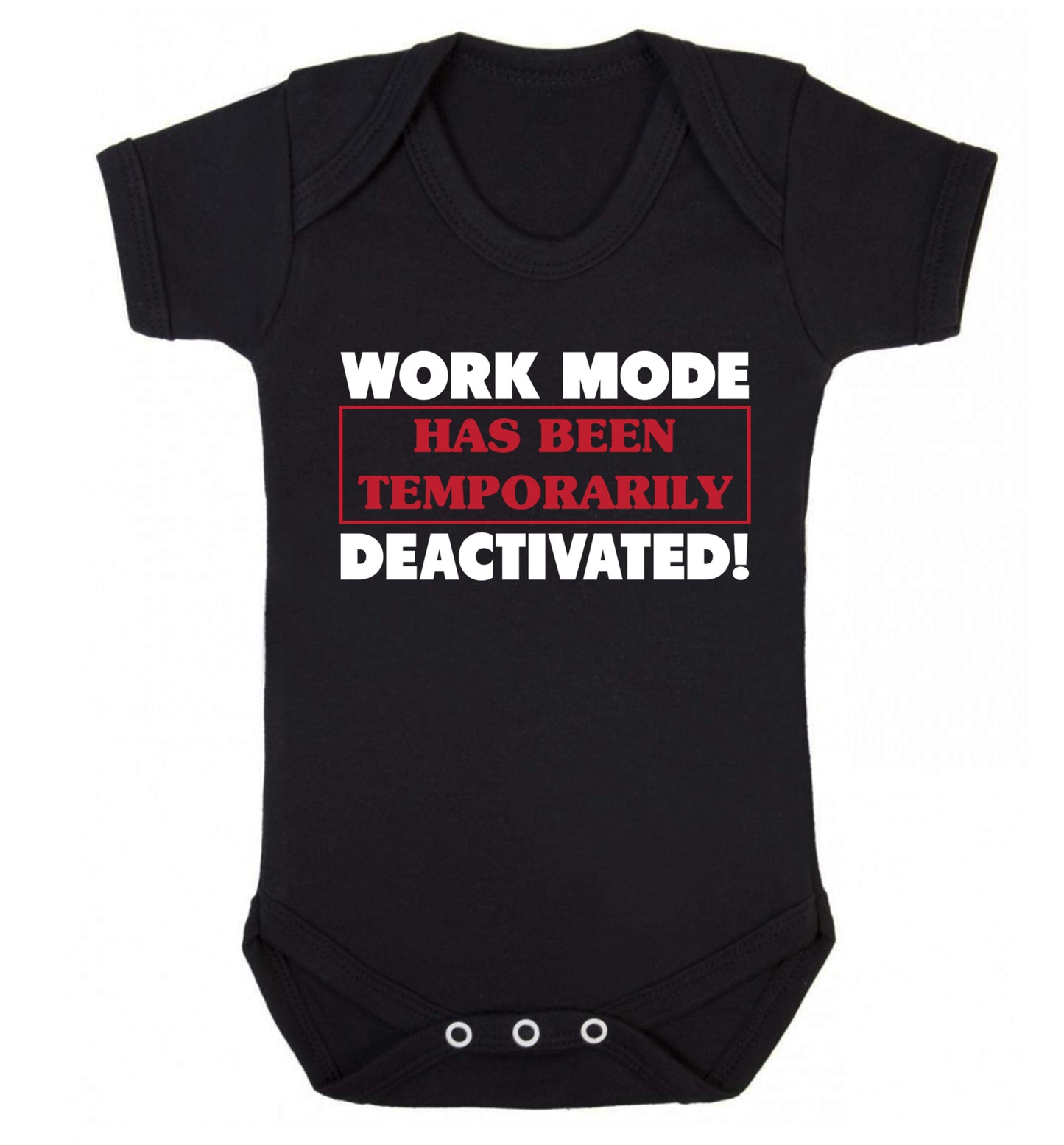 Work mode has now been temporarily deactivated Baby Vest black 18-24 months