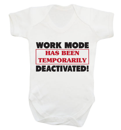 Work mode has now been temporarily deactivated Baby Vest white 18-24 months