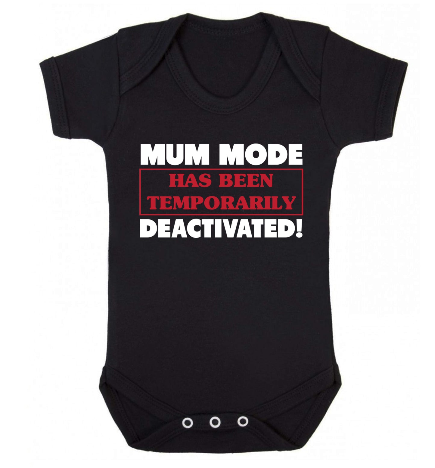 Mum mode has been temporarily deactivated! Baby Vest black 18-24 months