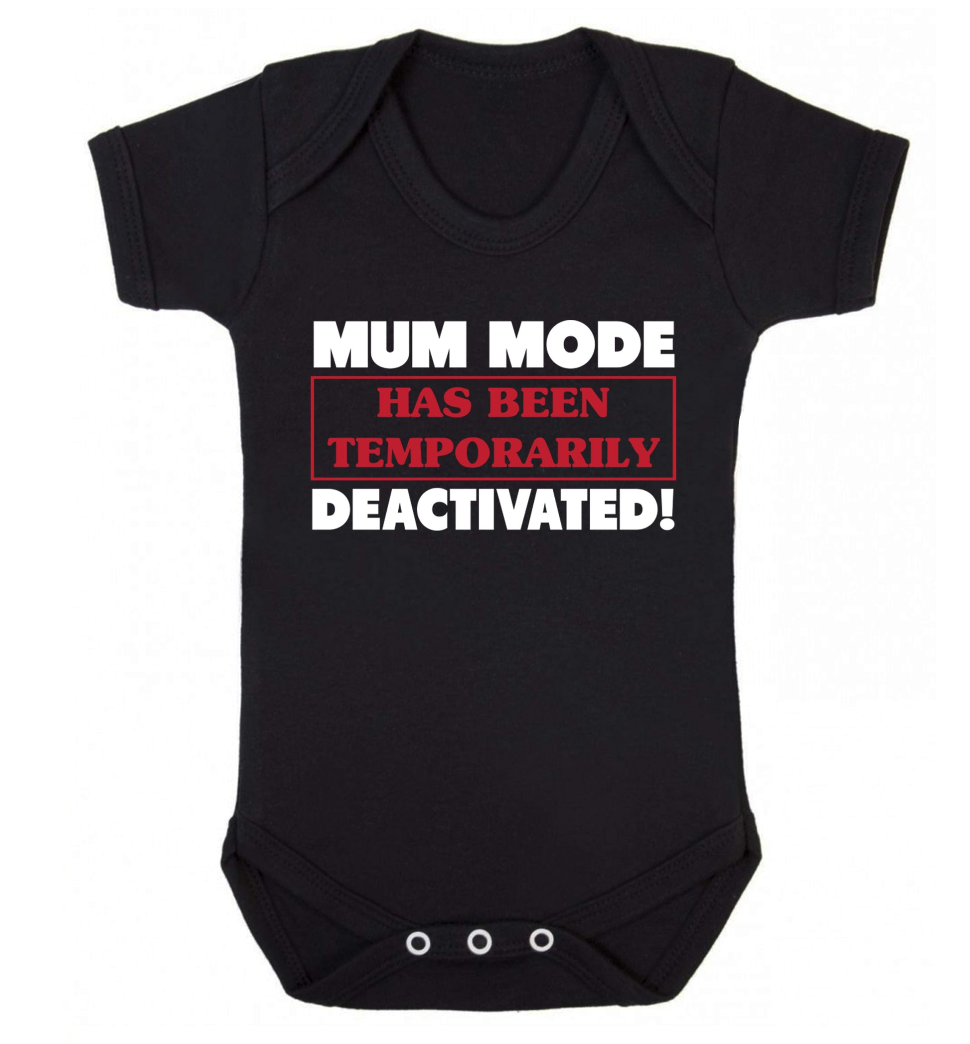 Mum mode has been temporarily deactivated! Baby Vest black 18-24 months