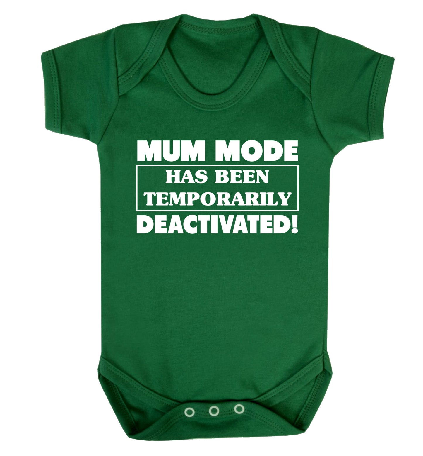 Mum mode has been temporarily deactivated! Baby Vest green 18-24 months