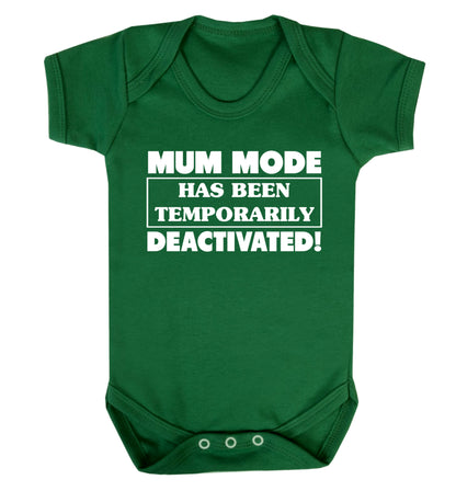 Mum mode has been temporarily deactivated! Baby Vest green 18-24 months