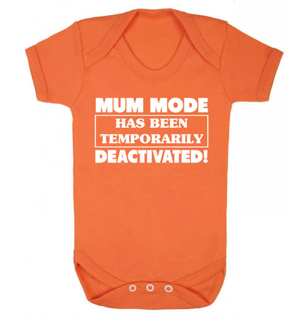 Mum mode has been temporarily deactivated! Baby Vest orange 18-24 months