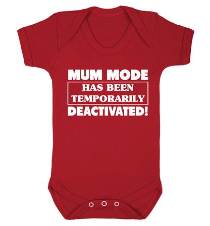 Mum mode has been temporarily deactivated! Baby Vest red 18-24 months