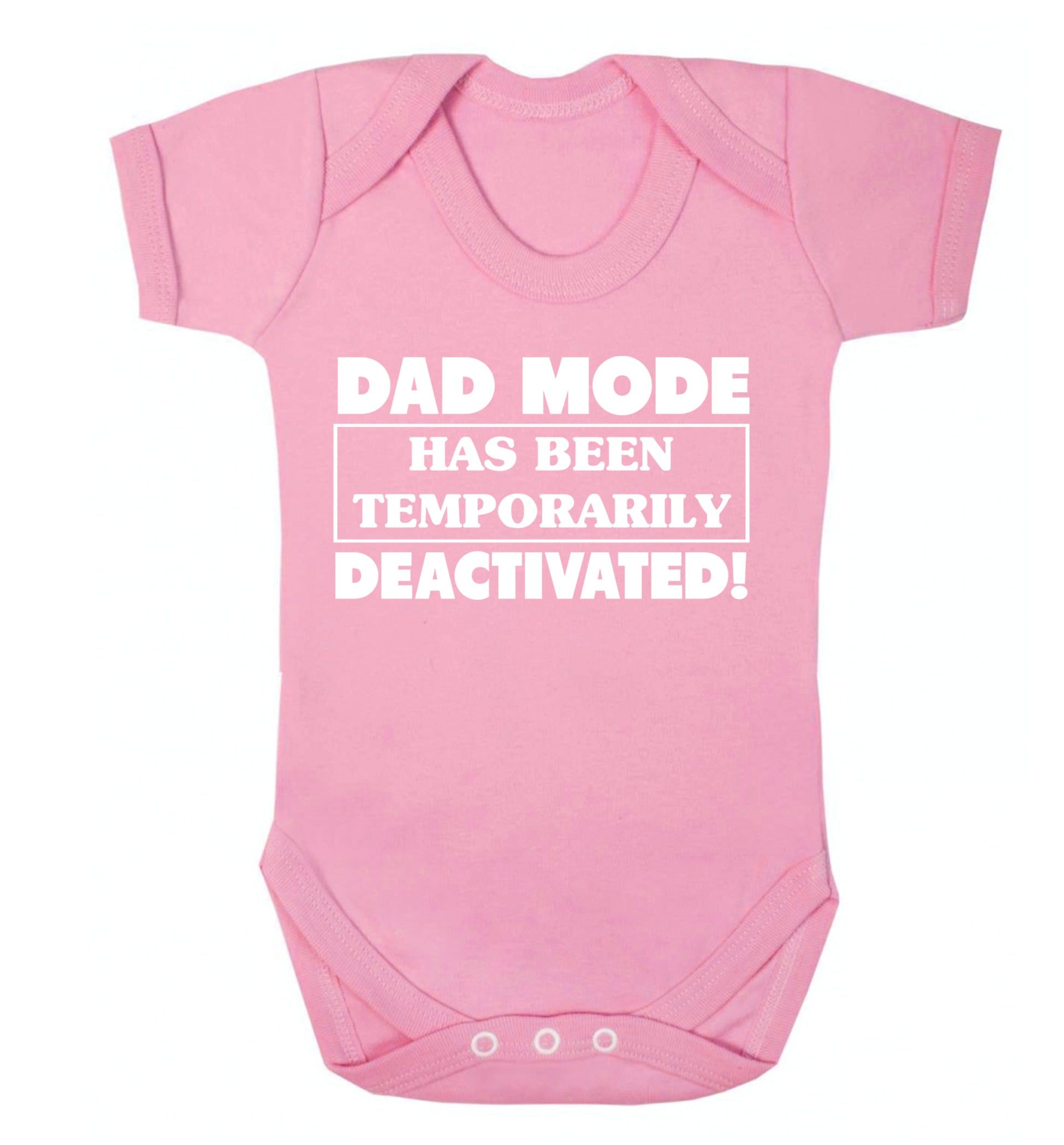 Dad mode has been temporarily deactivated! Baby Vest pale pink 18-24 months