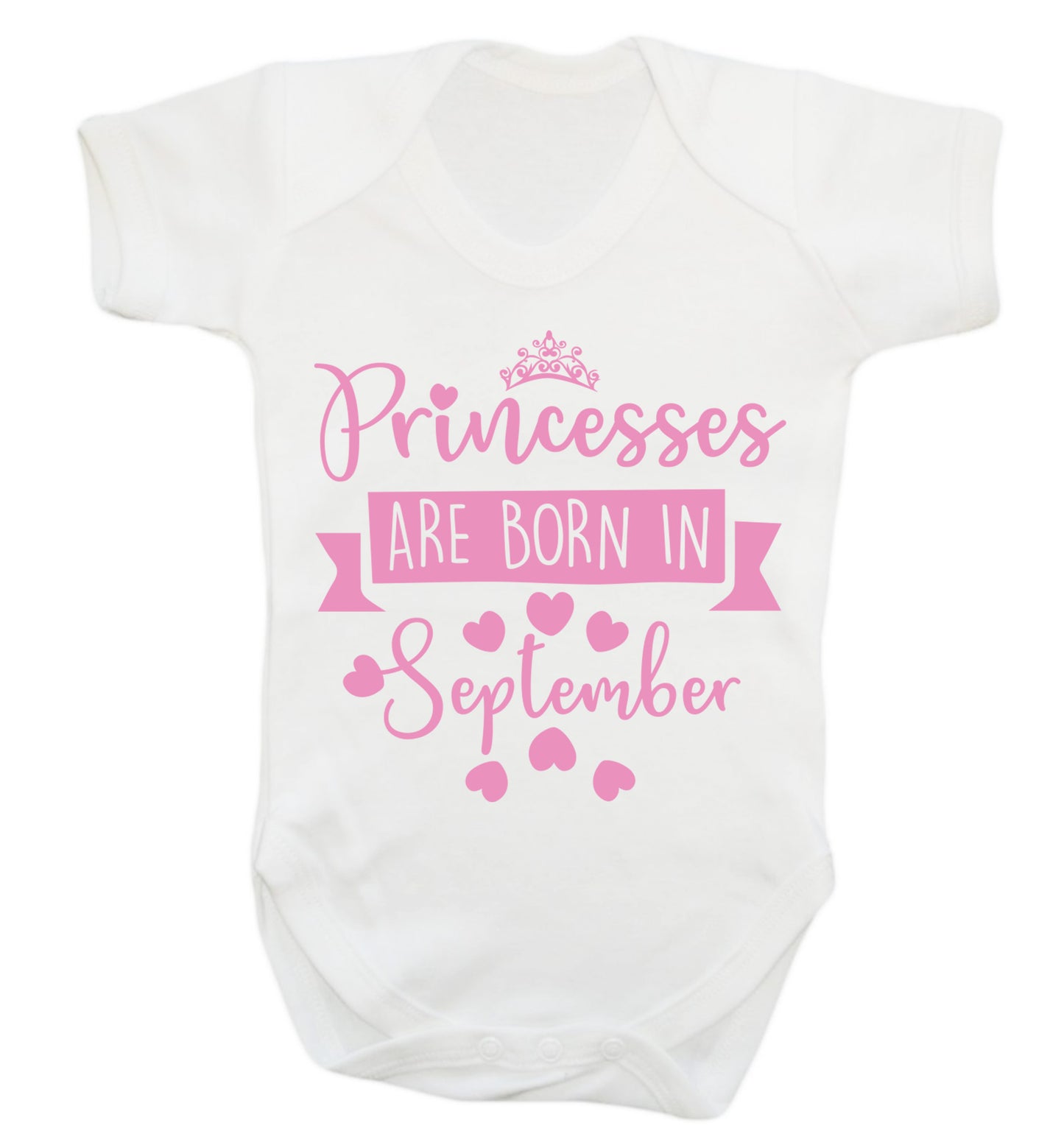 Princesses are born in September Baby Vest white 18-24 months