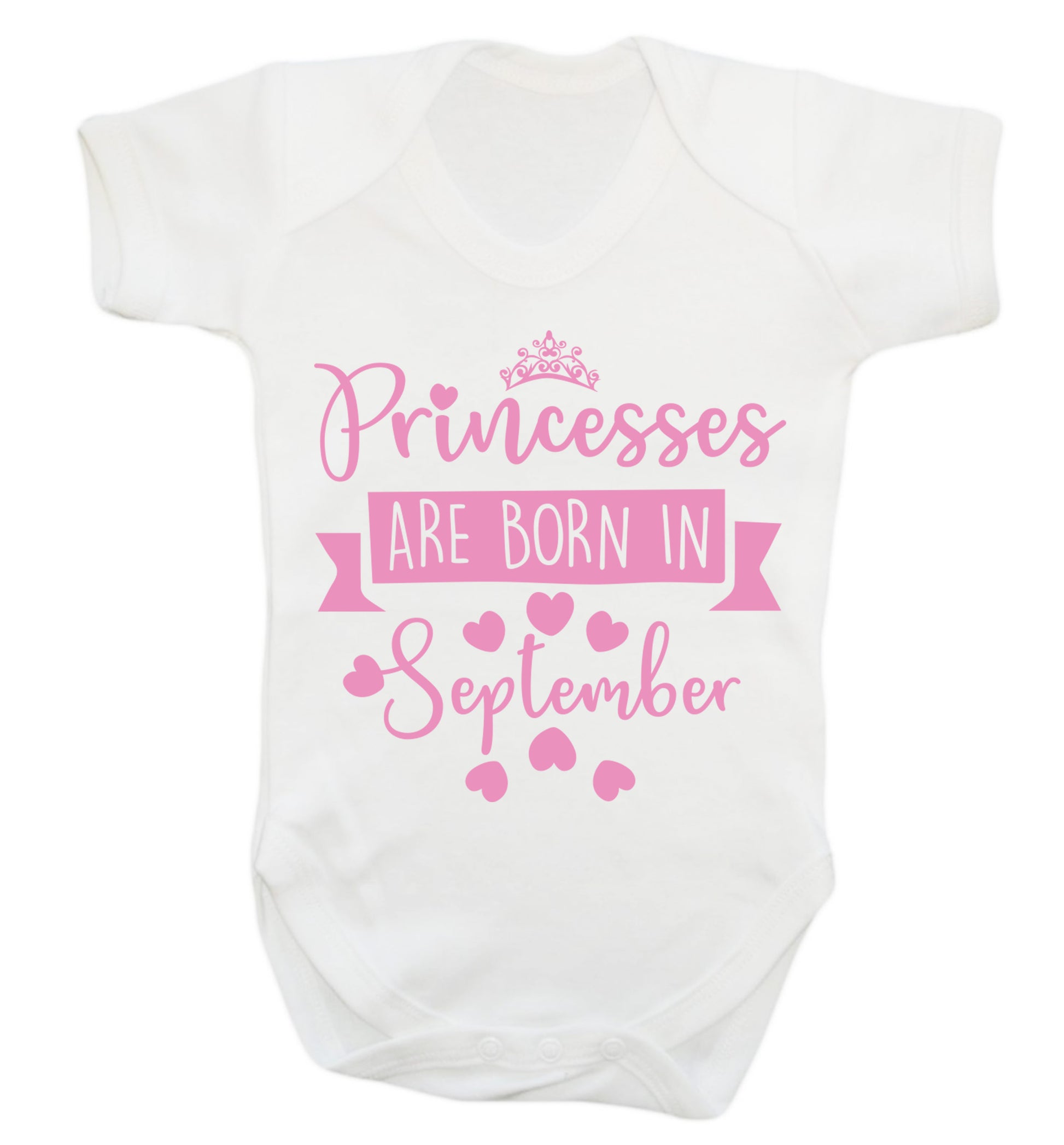 Princesses are born in September Baby Vest white 18-24 months