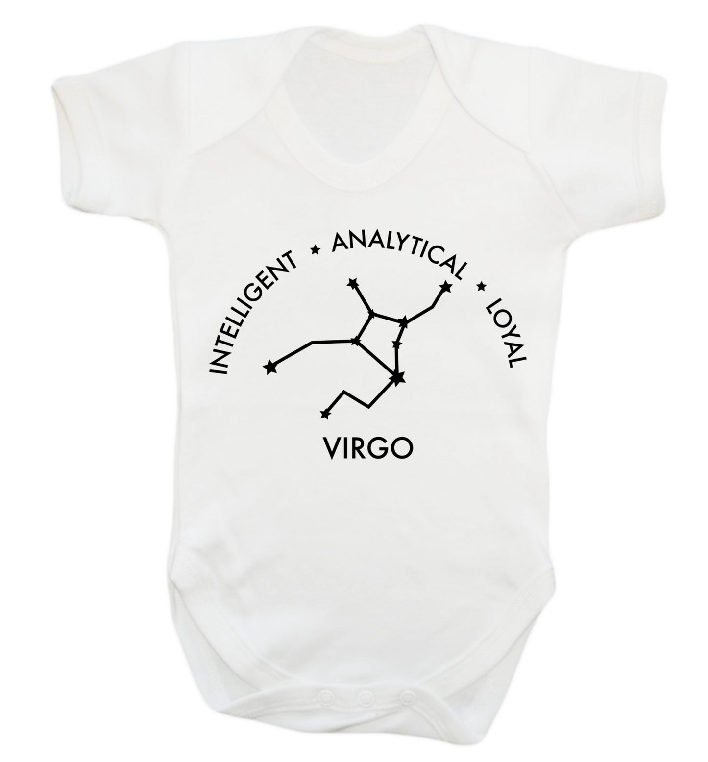 Virgo: Intelligent, Analytical, Loyal Baby Vest white 18-24 months