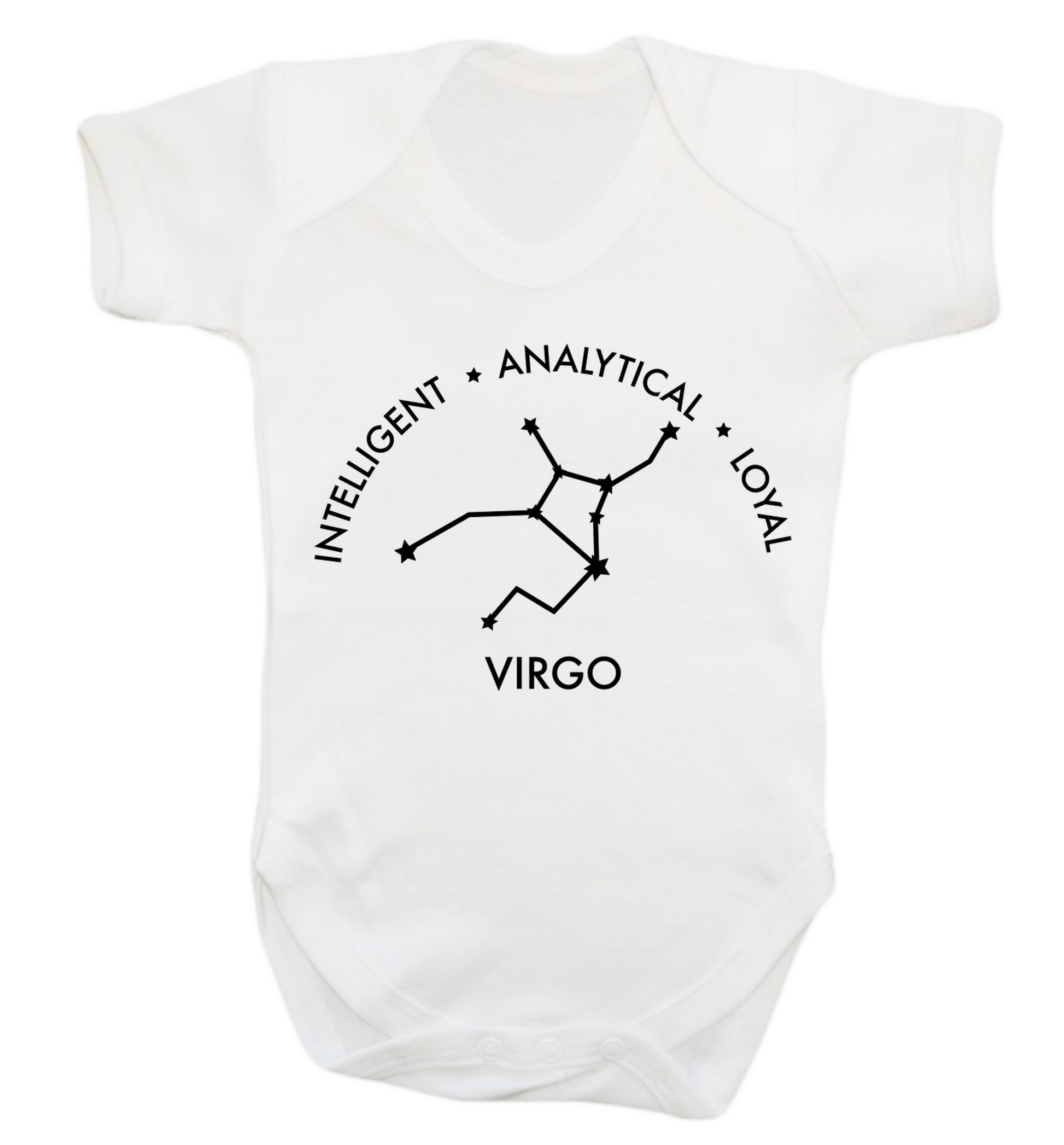 Virgo: Intelligent, Analytical, Loyal Baby Vest white 18-24 months
