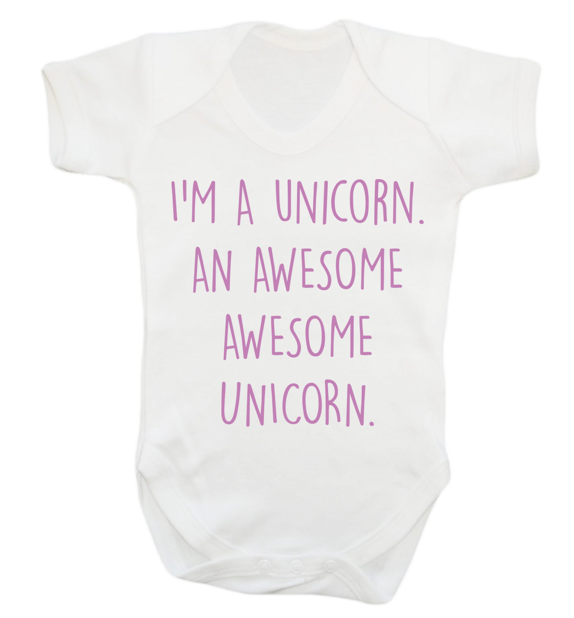 I am a unicorn an awesome awesome unicorn Baby Vest white 18-24 months
