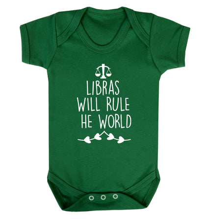 Libras will rule the world Baby Vest green 18-24 months