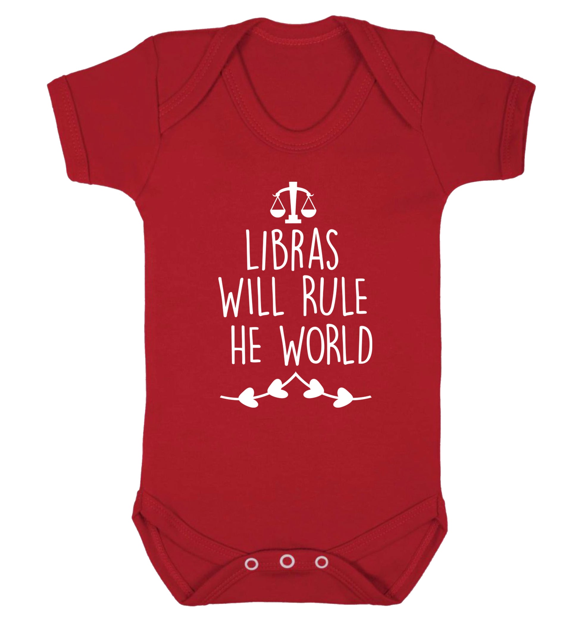 Libras will rule the world Baby Vest red 18-24 months