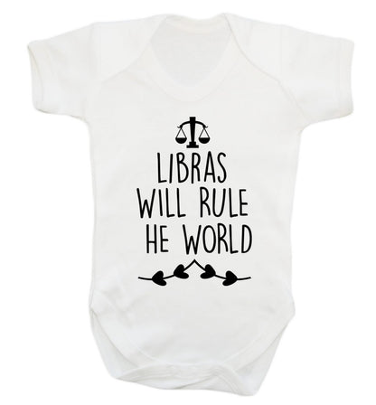 Libras will rule the world Baby Vest white 18-24 months