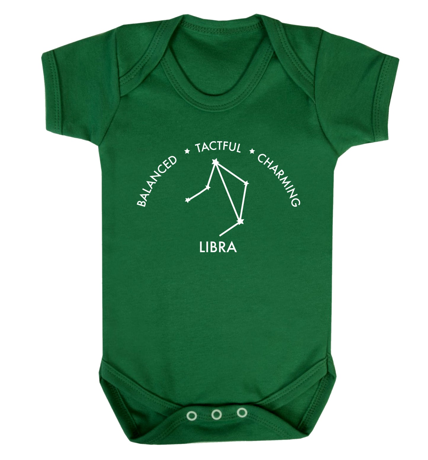 Libra: Balanced, Tactful, Charming Baby Vest green 18-24 months