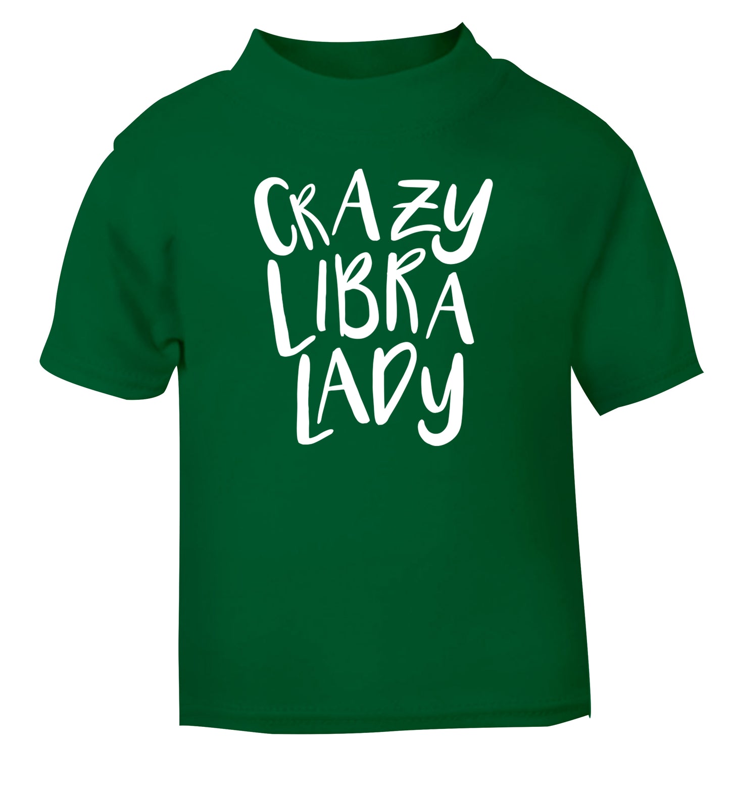 Crazy libra lady green Baby Toddler Tshirt 2 Years