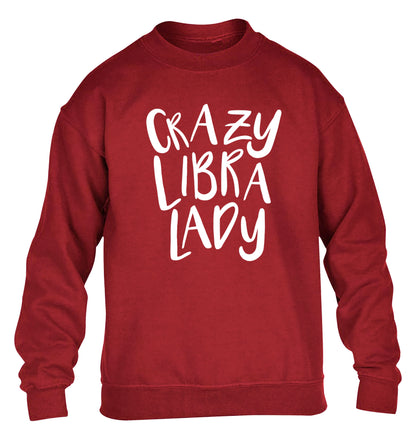 Crazy libra lady children's grey sweater 12-13 Years