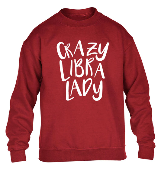 Crazy libra lady children's grey sweater 12-13 Years
