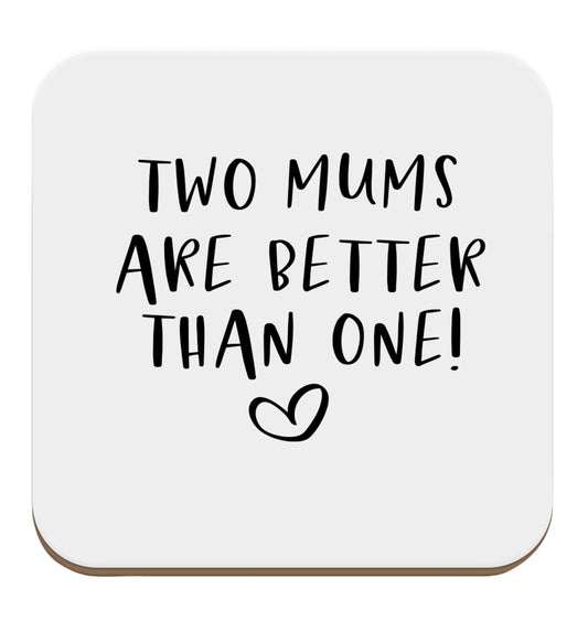 Two mums are better than one set of four coasters