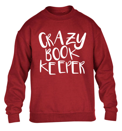 Crazy bookkeeper children's grey sweater 12-13 Years