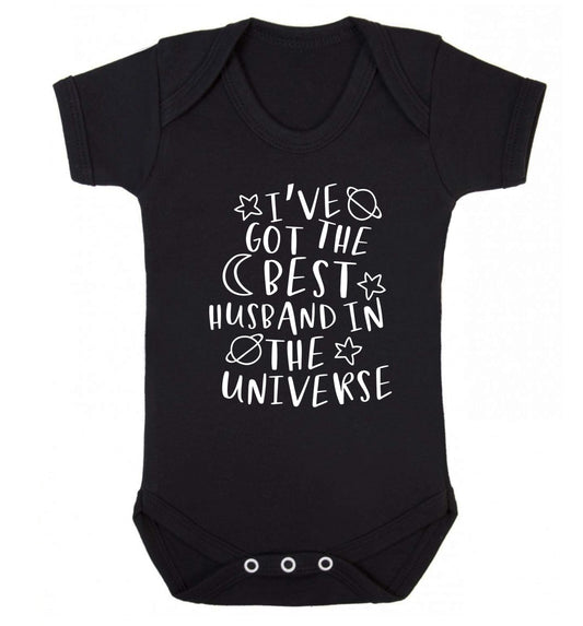 I've got the best husband in the universe Baby Vest black 18-24 months
