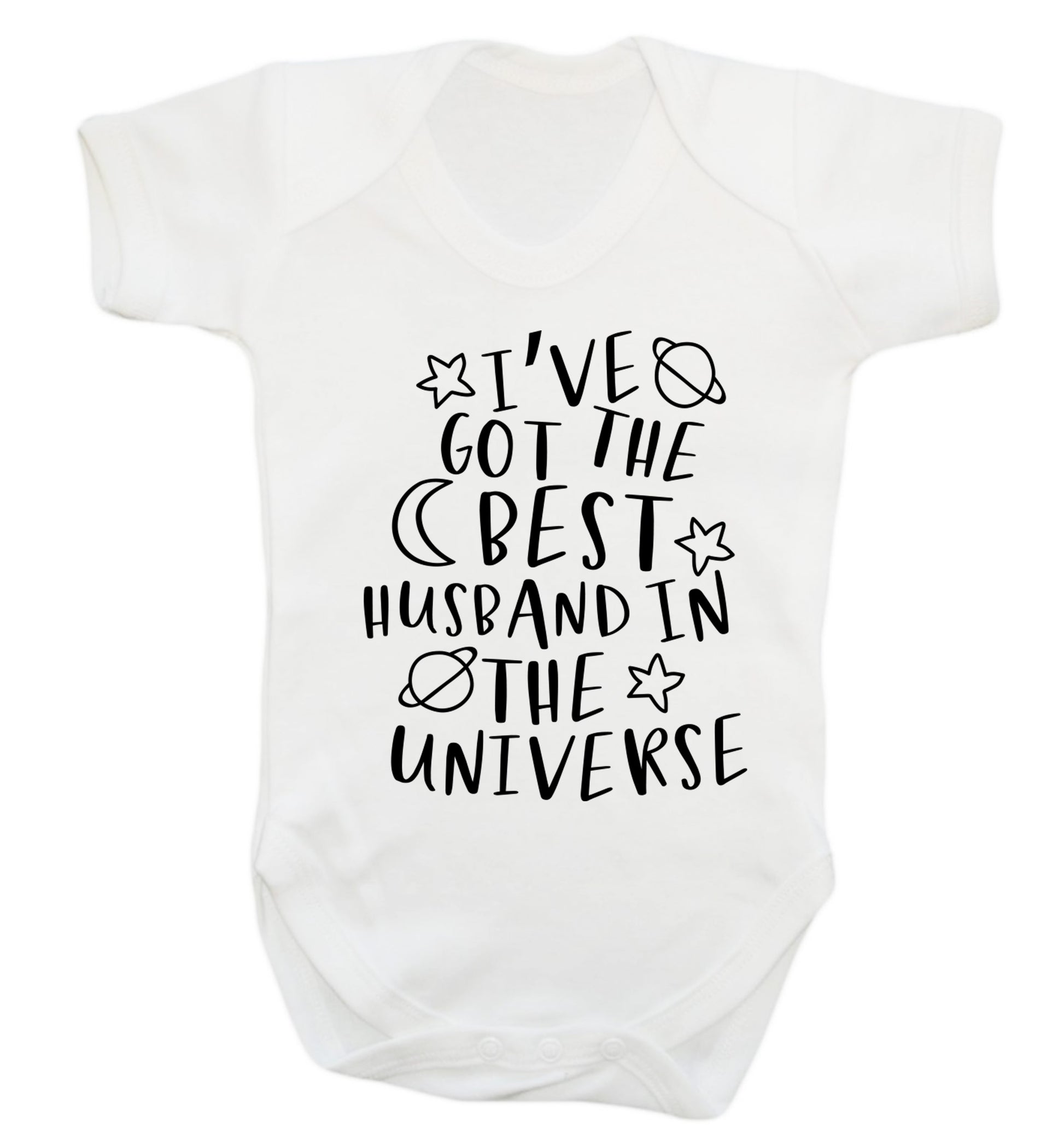 I've got the best husband in the universe Baby Vest white 18-24 months