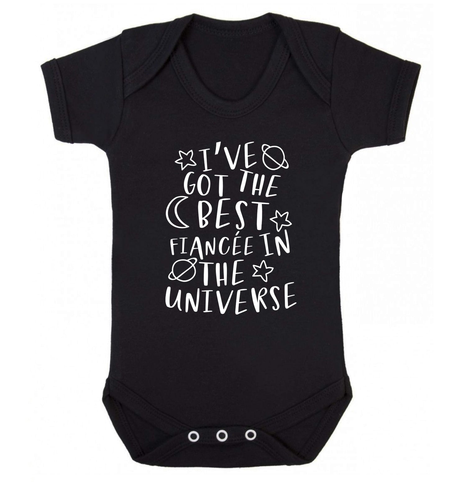 I've got the best fiancee in the universe Baby Vest black 18-24 months