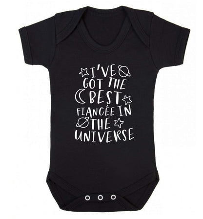 I've got the best fiancee in the universe Baby Vest black 18-24 months
