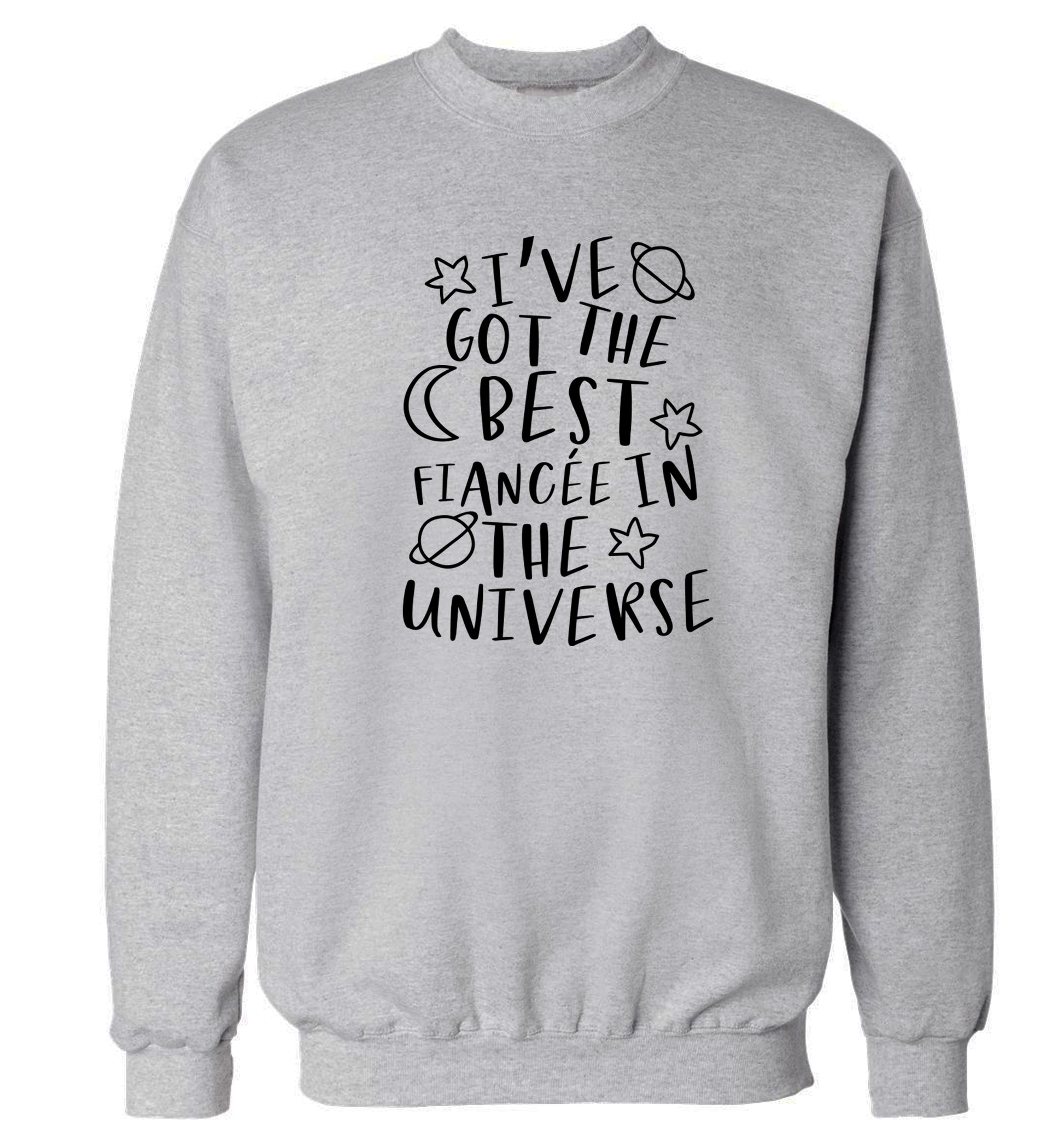 I've got the best fiancee in the universe Adult's unisex grey Sweater 2XL