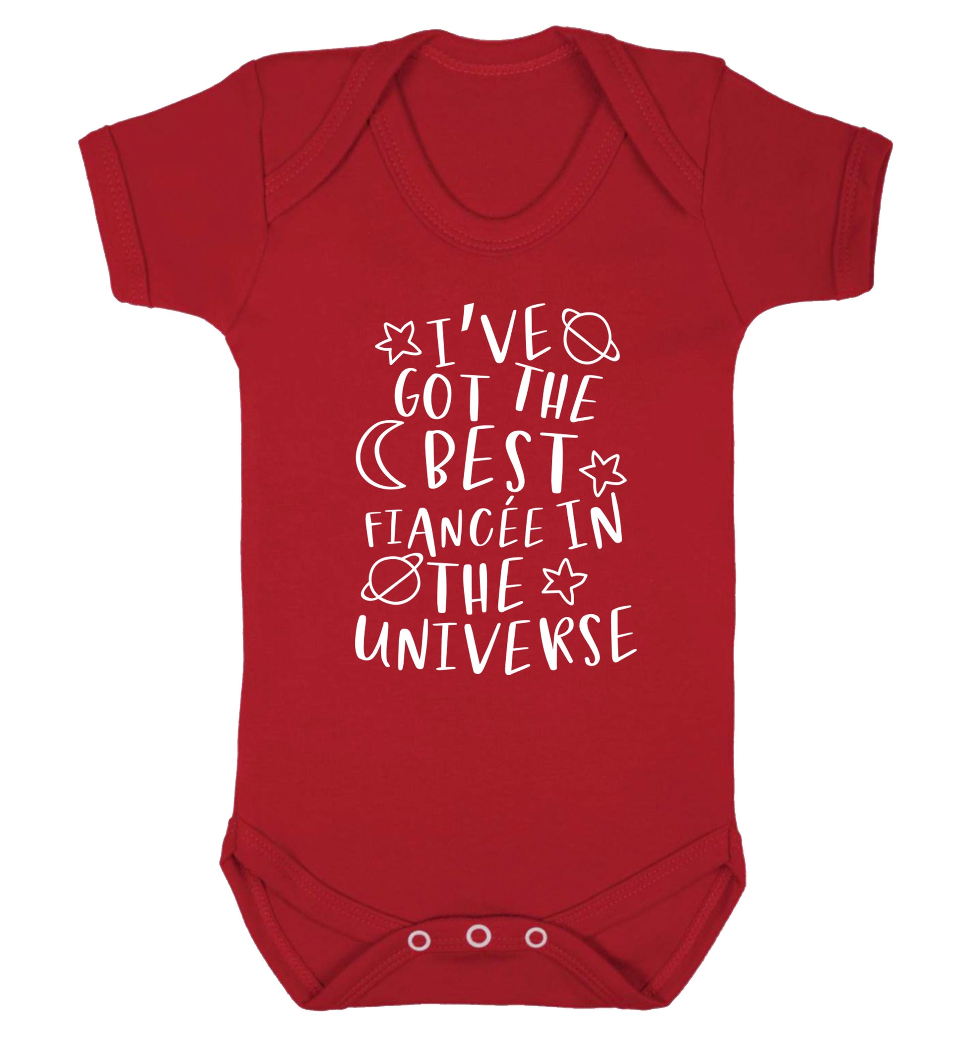 I've got the best fiancee in the universe Baby Vest red 18-24 months
