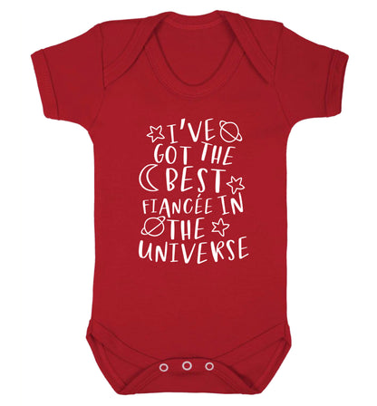 I've got the best fiancee in the universe Baby Vest red 18-24 months