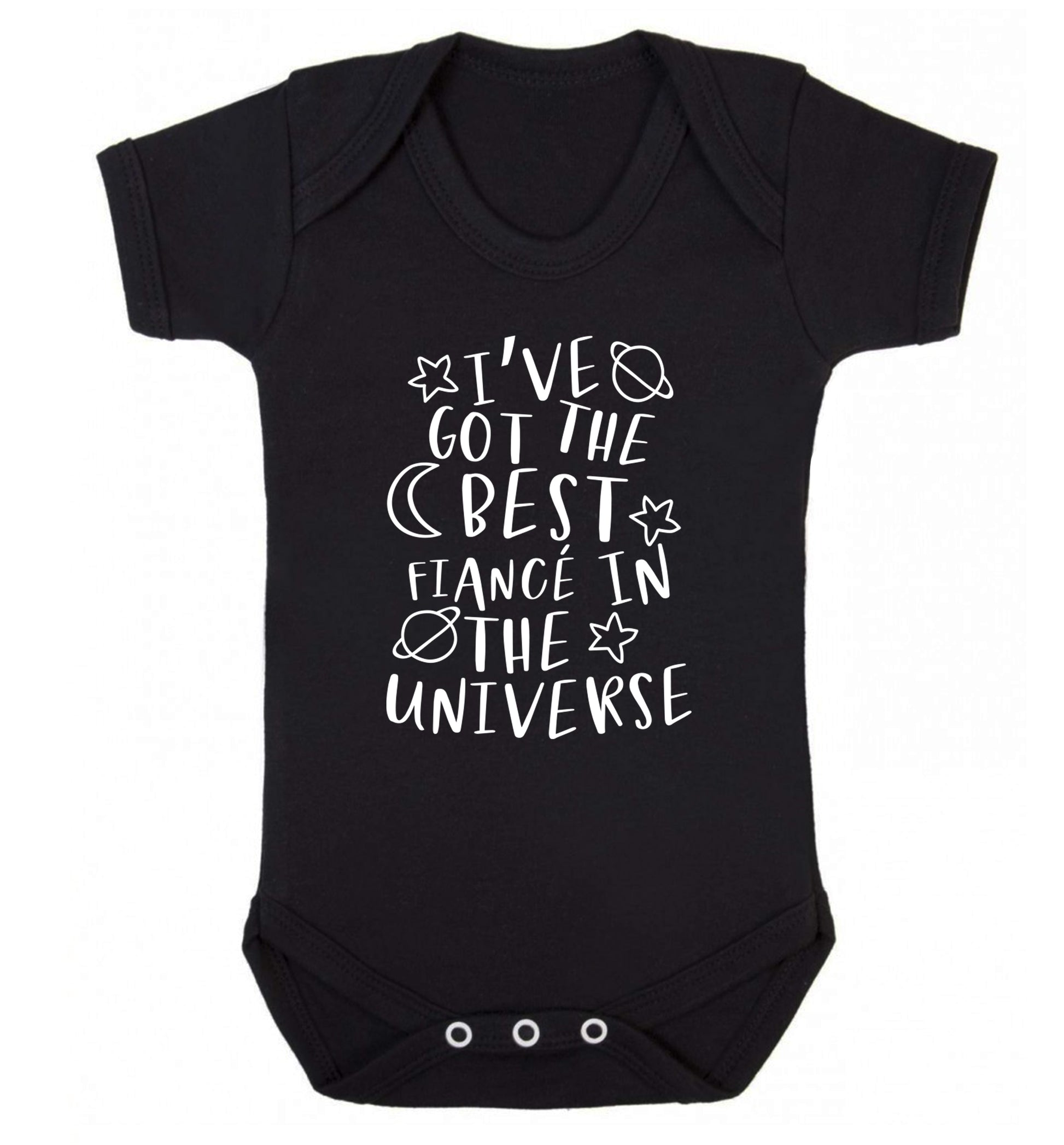 I've got the best fiance in the universe Baby Vest black 18-24 months