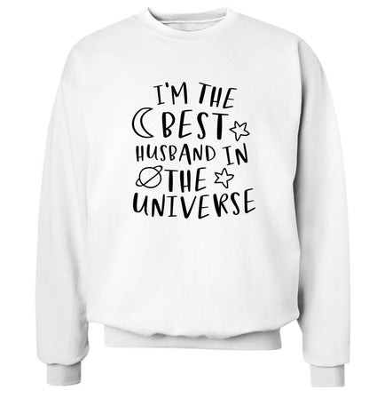 I'm the best husband in the universe Adult's unisex white Sweater 2XL