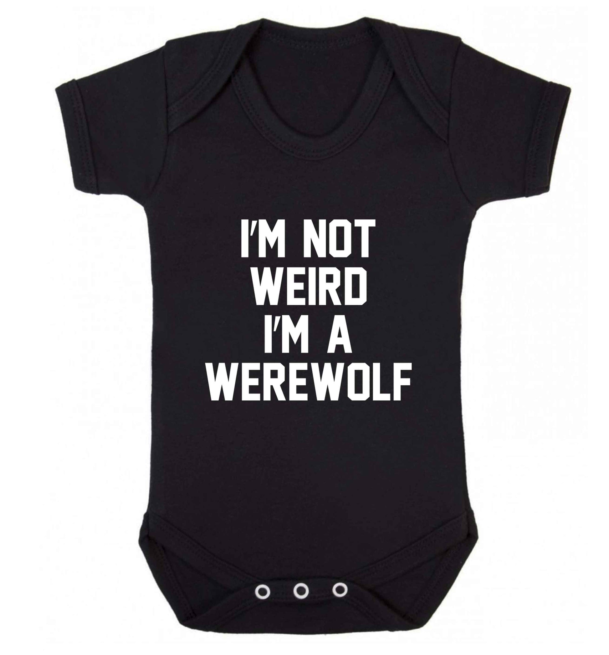 Skeleton Hand Pocket baby vest black 18-24 months