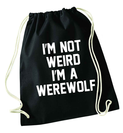 Skeleton Hand Pocket black drawstring bag